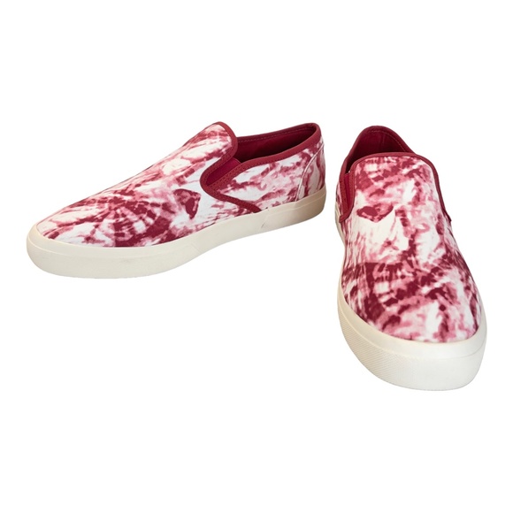 Sun + Stone Reins Red Tie Dye Comfort Slip on Loafers Sneakers Mens Size 12 13 M main image 5